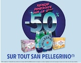 Promo -50% remise immédiate sur le 2ème sut sur tout san pellegrino à  dans le catalogue Intermarché à Nanterre