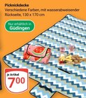 Aktuelle Picknickdecke Angebote bei GLOBUS in Saarbrücken Aktuelles Picknickdecke Angebot bei GLOBUS in Saarbrücken ab 7,00 €