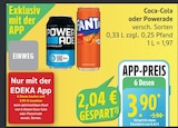 Aktuelles Coca-Cola oder Powerrade Angebot bei EDEKA in Norderstedt ab 3,90 €
