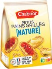 Petits pains grillés nature - CHABRIOR - Intermarché Super à La Rochelle Petits pains grillés nature - CHABRIOR en promo chez Intermarché Super La Rochelle à 0,58 €