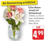 Lilien-Rosenstrauß mit Schleierkraut im aktuellen Prospekt bei E center in Lambertskreuz