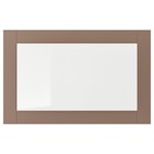 Vitrinentür hell graubraun/Klarglas 60x38 cm von SINDVIK im aktuellen IKEA Prospekt