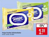 Sanft & Pflegend Feuchte Toilettentücher Angebote von Tempo bei Marktkauf Reutlingen für 1,39 €