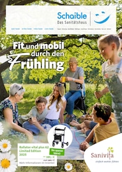 Aktueller Schaible GmbH Sanitätshaus Prospekt in Herrenberg und Umgebung, "Fit und mobil durch den Frühling" mit 6 Seiten, 13.03.2025 - 31.05.2025