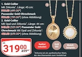 Gold-Collier Mit Zirkonia Angebote bei GLOBUS Weimar für 319,00 €