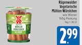 Vegetarische Mühlen Würstchen wie Wiener bei E xpress im Unterföhring Prospekt für 2,99 €