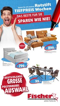 Bett im aktuellen Polstermöbel Fischer Prospekt (Heilbronn) Bett im Polstermöbel Fischer Prospekt "DEUTSCHLANDS GROSSE POLSTERMÖBEL AUSWAHL" mit 32 Seiten (Heilbronn)