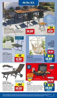 Gartenmöbel im Lidl Prospekt "LIDL LOHNT SICH" mit 68 Seiten (Rostock)