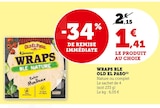 Super U Savigneux - Promo Wraps blé Promo Wraps blé à 1,41 € dans le catalogue Super U à Savigneux