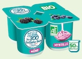 Yaourts brassés panachés 2 mûres/2 myrtilles bio - LES 300 LAITIERS BIO dans le catalogue Intermarché Hyper