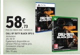 Call of duty black ops 6 - Activision en promo chez E.Leclerc Cholet à 58,73 €