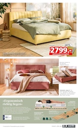 Bett Angebot im aktuellen Segmüller Prospekt auf Seite 21