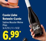 Cuvée Liebe im Angebot bei Lidl in Schweinfurt Cuvée Liebe Angebote von Sabine Mussler bei Lidl Schweinfurt für 6,99 €