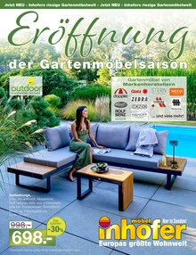 Terrassenmöbel im Möbel Inhofer Prospekt "Eröffnung der Gartenmöbelsaison" mit 12 Seiten (München)