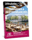 Promo Coffret cadeau Wonderbox Terrasses et Restos branchés à Paris pour 2 personnes à 119,90 € dans le catalogue Fnac à Aulnay-sous-Bois