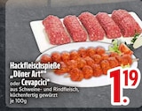 Hackfleisch im EDEKA Prospekt Hackfleischspieße 'Döner Art' im aktuellen EDEKA Prospekt für 1,19 €