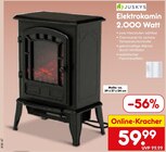 Elektrokamin 2.000 Watt Angebote von Juskys bei Netto Marken-Discount Kamp-Lintfort für 59,99 €