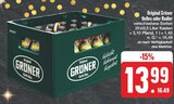 Aktuelles Original Grüner Helles oder Radler Angebot bei EDEKA in Fürth ab 13,99 €