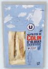 Filets de colin d'alaska MSC sans peau sans arete surgelés - U en promo chez Super U Grasse à 7,16 €