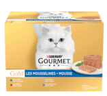 BOÎTES GOLD LES MOUSSELINES 24X85G - GOURMET en promo chez Animalis BOÎTES GOLD LES MOUSSELINES 24X85G - GOURMET dans le catalogue Animalis