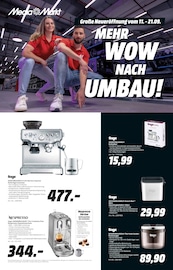 Aktueller MediaMarkt Saturn Prospekt mit Kaffeeautomat, "MEHR WOW NACH UMBAU!", Seite 1