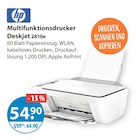 Multifunktionsdrucker Deskjet 2810e im V-Markt Prospekt Multifunktionsdrucker Deskjet 2810e von HP im aktuellen V-Markt Prospekt für 54,90 €