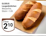 Laugenbrötchen im Angebot bei GLOBUS in Gera Laugenbrötchen Angebote von GLOBUS bei GLOBUS Gera für 1,05 €
