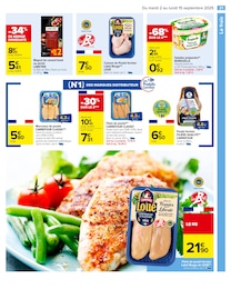 Prix et réduction Poulet dans le prospectus Carrefour en cours Offre Poulet dans le catalogue Carrefour du moment à la page 23