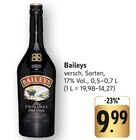 versch. Sorten im Angebot bei E center in Nürtingen versch. Sorten Angebote von Baileys bei E center Nürtingen für 9,99 €