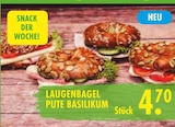 Laugenbagel Pute Basilikum im EDEKA Prospekt Laugenbagel Pute Basilikum im aktuellen EDEKA Prospekt für 4,70 €