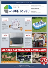 Labertaler Fachmarkt Prospekt "IHR STARKER BAUMARKT VOR ORT!", 8 Seiten, 20.06.2026 - 20.06.2026 Aktueller Labertaler Fachmarkt Prospekt, "IHR STARKER BAUMARKT VOR ORT!", mit Angeboten der Woche, gültig von 20.06.2026 bis 20.06.2026