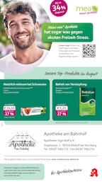 Apotheken Prospekt von mea - meine apotheke in Winkelhaid Aktueller mea - meine apotheke Apotheken Prospekt für Winkelhaid: Unsere August-Angebote mit 4} Seiten, 01.08.2026 - 31.08.2026