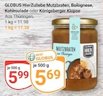 Aktuelle Braten Angebote bei GLOBUS in Erfurt Aktuelles Mutzbraten Angebot bei GLOBUS in Erfurt ab 5,69 €