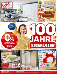 Boxspringbett im Segmüller Prospekt "100 JAHRE SEGMÜLLER" mit 6 Seiten (München)