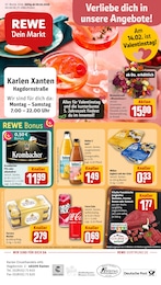 REWE Prospekt "Dein Markt" für Xanten, 30 Seiten, 09.02.2026 - 14.02.2026