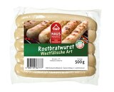 Rostbratwurst Westfälische Art Angebote von REWE Hausmarke bei REWE Schwerte für 3,69 €