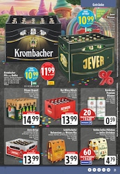 Krombacher im E center Prospekt in Hennef Aktueller E center Prospekt mit Krombacher, "Aktuelle Angebote", Seite 21