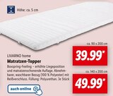 Aktuelle Matratze Angebote bei Lidl in Bremen Aktuelles Matratzen-Topper Angebot bei Lidl in Bremen ab 39,99 €