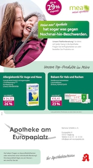 mea - meine apotheke Prospekt Unsere März-Angebote mit 4 Seiten
