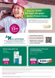 Aktueller mea - meine apotheke Prospekt für Rüsselsheim und Ungebung, Seiten zum blättern mea - meine apotheke Prospekt Unsere Mai-Angebote mit Seiten in Rüsselsheim und Umgebung