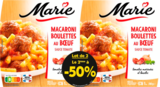 Promo MACARONI BOULETTE AU BOEUF SAUCE TOMATE MARIE à 4,20 € dans le catalogue Auchan Hypermarché à Le Havre