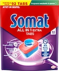 All in 1 Extra Tabs im Angebot bei Rossmann in Straubing All in 1 Extra Tabs Angebote von Somat bei Rossmann Straubing für 11,99 €