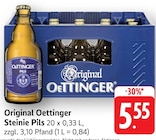 Original Oettinger Steinie Pils Angebote von Oettinger bei E center St. Ingbert für 5,55 €