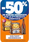 Promo -50% DE REMISE IMMÉDIATE SUR LE 2ÈME PRODUIT IDENTIQUE SUR TOUT GRIMBERGEN à  dans le catalogue Super U à Saint-Herblain
