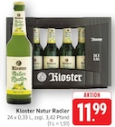 Natur Radler Angebote von Kloster bei EDEKA Freiburg für 11,99 €