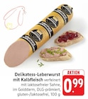 Delikatess-Leberwurst mit Kalbfleisch im Angebot bei EDEKA in Heilbronn Delikatess-Leberwurst mit Kalbfleisch Angebote bei EDEKA Heilbronn für 0,99 €