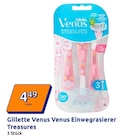 Venus Einwegrasierer Treasures von Gillette im aktuellen Action Prospekt für 4,49 €