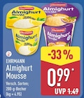 Almighurt Mousse Zitrone von Ehrmann für 0,99 € bei ALDI Nord im Angebot Almighurt Mousse Zitrone von Ehrmann im aktuellen ALDI Nord Prospekt