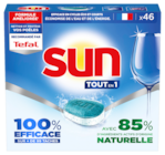 Tablette Lave-Vaisselle Tout En 1 Sun en promo chez Auchan Hypermarché Boulogne-Billancourt à 7,92 €