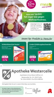 mea - meine apotheke Prospekt der Woche "Unsere Dezember-Angebote" Seite 1, 01.12.2025 bis 31.12.2025 für Celle Aktueller mea - meine apotheke Prospekt "Unsere Dezember-Angebote" Seite 1 von 4 Seiten für Celle